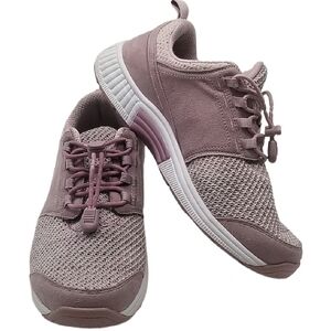 Orthofeet Women 846 2E Mauve Pink Mesh Orthopedic Athletic Sneaker - 9 X-Wide